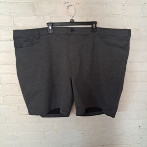 True Nation Athletic Fit Mens Shorts Sz 56 Charcoal Gray Shorts 8.5" Inseam